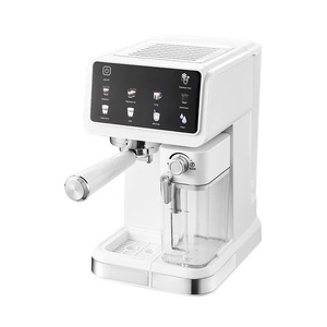 Machine à expresso semi-automatique à deux groupes, portable, électrique, pour usage domestique et hôtelier, écran tactile, acier inoxydable, 20 bars - Product Image 5