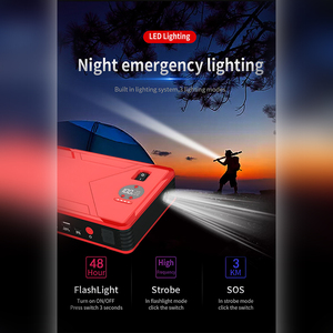 Nhà Máy Bán buôn 14000mAh xe nhảy khởi động 45W tổng sản lượng 600A đỉnh hiện tại Máy nén khí lốp Inflator ngân hàng điện xe tải - Product Image 4