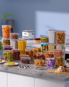 Cajas de Almacenamiento de Estilo Moderno, Recipientes Herméticos para Alimentos, Tapas de PP, Contenedores de Almacenamiento, Conjuntos de Organización para el Hogar Disponibles - Product Image 3