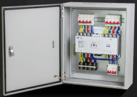 Double alimentation interrupteur automatique 2P ménage 63A100 triphasé 4P boîte de distribution complète armoire de commande 250A630A