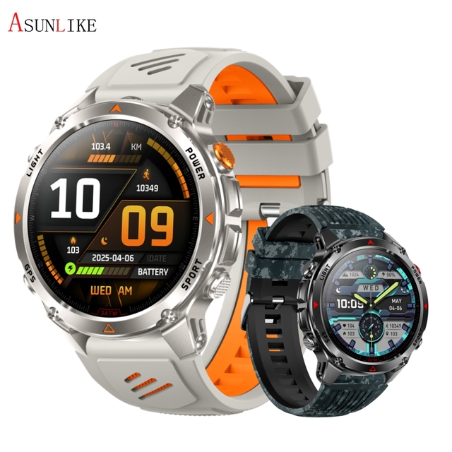 HT37 Smart Watch GPS tracker Sport Outdoor Wristband Watch for Men 1.46inch Screen 540mah Battery Waterproof Watch