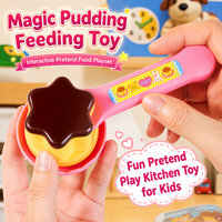 Jouet de simulation de pudding aux fraises pour enfants, ensemble de jeu de cuisine interactif, jeu de rôle éducatif, cadeau
