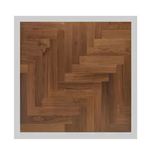 黑胡桃镶木地板雪佛龙鱼骨硬木工程木地板/木地板镶木地板胡桃