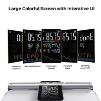 Báscula de Grasa Corporal Digital con Música y Pantalla Digital, para FI2419LB, 180 kg, Funciona con Batería, Medición de Peso y Grasa Corporal, Aplicación Inalámbrica
