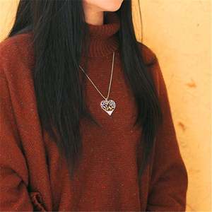 Vente en gros d'argent sterling 925 plaqué or 18 ct oiseau de <span class=keywords><strong>la</strong></span> <span class=keywords><strong>forêt</strong></span> amoureux ensemble de bijoux en forme de coeur pour les filles bague boucles d'oreilles collier cadeau - Product Image 6