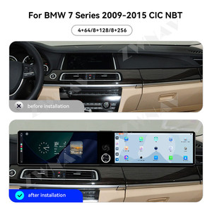 Zwnav Autoradio 12.3 + 12.3 Inch Voor Bmw 7-serie 2009-2012 Draadloze Carplay Gps Navigatie Multimedia Videospeler Weergavescherm - Product Image 3