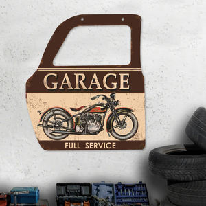 Vintage Motor garaj Metal işareti araba kapı Vintage teneke işareti rota 66 Metal plak ev garaj Bar Pub duvar dekorasyon - Product Image 1