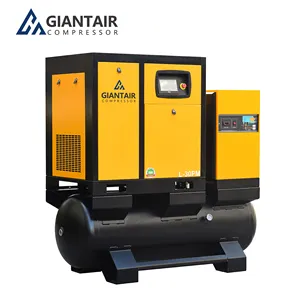 GiantAir 7.5kw 11kw 15kw 22kw 37kw compressor de ar geral Compressores industriais parafusos rotativos Compressor de ar compressores de ar