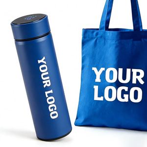 Bouteille d'eau intelligente personnalisable avec affichage LED de température, cadeau d'affaires promotionnel, thermos sous vide, vente en gros - Product Image 1