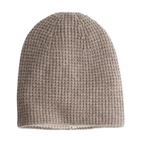 Vente en gros logo personnalisé réversible bonnet d'hiver gaufré tricoté activités de plein air chapeau tissu commun pour le voyage