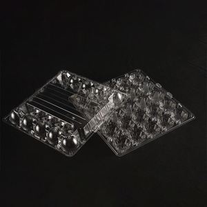 25 Holes Clear <b>Plastic</b> Egg <b>Tray</b> Medium Size Clear <b>Plastic</b> Egg Cartons Free Samples - Product Image 4