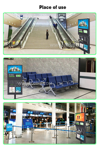 21.5 "<span class=keywords><strong>Android</strong></span> <span class=keywords><strong>WIFI</strong></span> ป้ายดิจิตอลตู้ป้ายดิจิตอลกับโทรศัพท์สมาร์ทโฟนสายชาร์จและผู้ถือนิตยสาร - Product Image 2