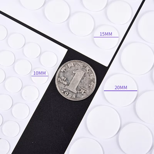 Cinta de puntos de doble cara, etiqueta adhesiva transparente redonda, Almohadillas Adhesivas extraíbles autoadhesivas, cinta multiusos sin rastro - Product Image 5