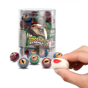 Halal drôle dinosaure globe oculaire Halloween Festival Eye Gummy Candy With Jam Eye Balls 4D Soft Candy - Product Image 1