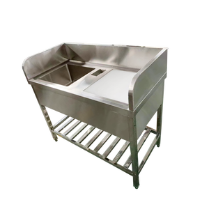 Fregadero comercial de doble cuenco de acero inoxidable moderno VICTORY, fregaderos de acero inoxidable, equipo de catering para otros suministros de hotel y restaurante - Product Image 3