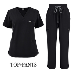 Set di Uniformi Ospedaliere Unisex Niaahinn, Alta Qualità, Servizio OEM, Tessuto Pettinato in Poliestere/Rayon/<span class=keywords><strong>Spandex</strong></span> - Product Image 4