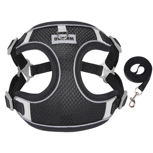 Fabricante profissional cão arnês pet leash para pet a granel cão acessórios respirável com tiras reflexivas dog arnês - Product Image 3