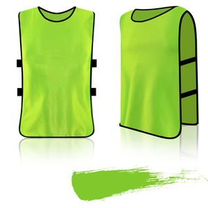 Chalecos Deportivos de Entrenamiento Competitivo para Adultos y Niños, Venta al Por Mayor de Fábrica, para Baloncesto y Fútbol, Tallas Grandes, de Poliéster con Correas - Product Image 2
