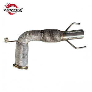 Tubo de Escape de Alto Flujo de Acero Inoxidable Vortex para MINI Cooper Serie 1 F56 X1 F48 2.0T 2014–2024 con Protector Térmico Sin Advertencia de Lámpara (CEL) - Product Image 1