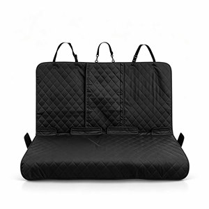 Housse de siège de voiture pour chien à fond rigide, antidérapante, imperméable, type hamac, pour protection de la banquette arrière - Product Image 1