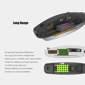 HEEWING T2 <span class=keywords><strong>Cruza</strong></span> VTOL PNP Avión 1200MM Envergadura RC FPV EPP - Product Image 3