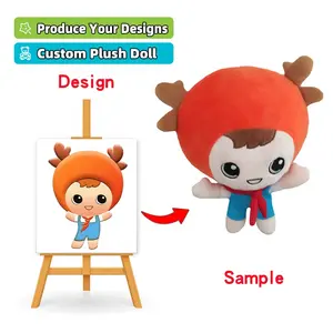 Custom Design 10cm Anime Stuffed Plush Doll Custom