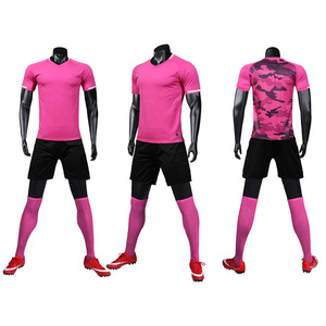 Bán Buôn Thăng hoa Áo Bóng Đá Tùy Chỉnh Người Đàn Ông + Trẻ Em Trống Retro Đồng Phục Bóng Đá Đặt Người Đàn Ông Đội Đào Tạo Bóng Đá Mặc - Product Image 6