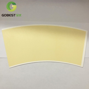 Sinh Thái Thân Thiện In <span class=keywords><strong>Flexo</strong></span> Tráng PLA Giấy Quạt Ly Nguyên Liệu Cho Cà Phê Giấy - Product Image 2