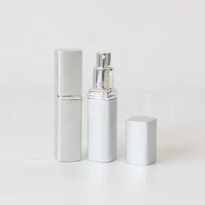 Luxury aluminum refillable atomizer spray travel bottle 25ml portable fragrance cologne bottle