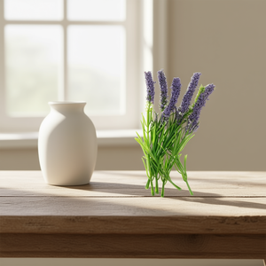 Fiori Artificiali di Lavanda ILAN 17cm 6 Pezzi Decorazione con Fiori Secchi - Product Image 3