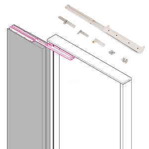 Kit bois en acier inoxydable balançoire Double système à deux volets ensemble Compack quincaillerie pour portes pliantes raccords pivotants 180 degrés pliables - Product Image 6