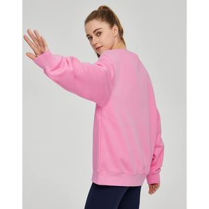 Sudadera Oversize de Forro Polar para Mujer FOXA, Cuello Redondo, Ajuste Holgado, Suave y Transpirable, Hombros Caídos - Product Image 3