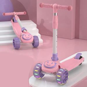 Triciclo Plegable con Certificación CE, de Acero y Plástico Ligero, con Ruedas de PU para Exteriores, Manillar Ajustable, para Niños de 3 a 8 Años, Gran Venta - Product Image 2