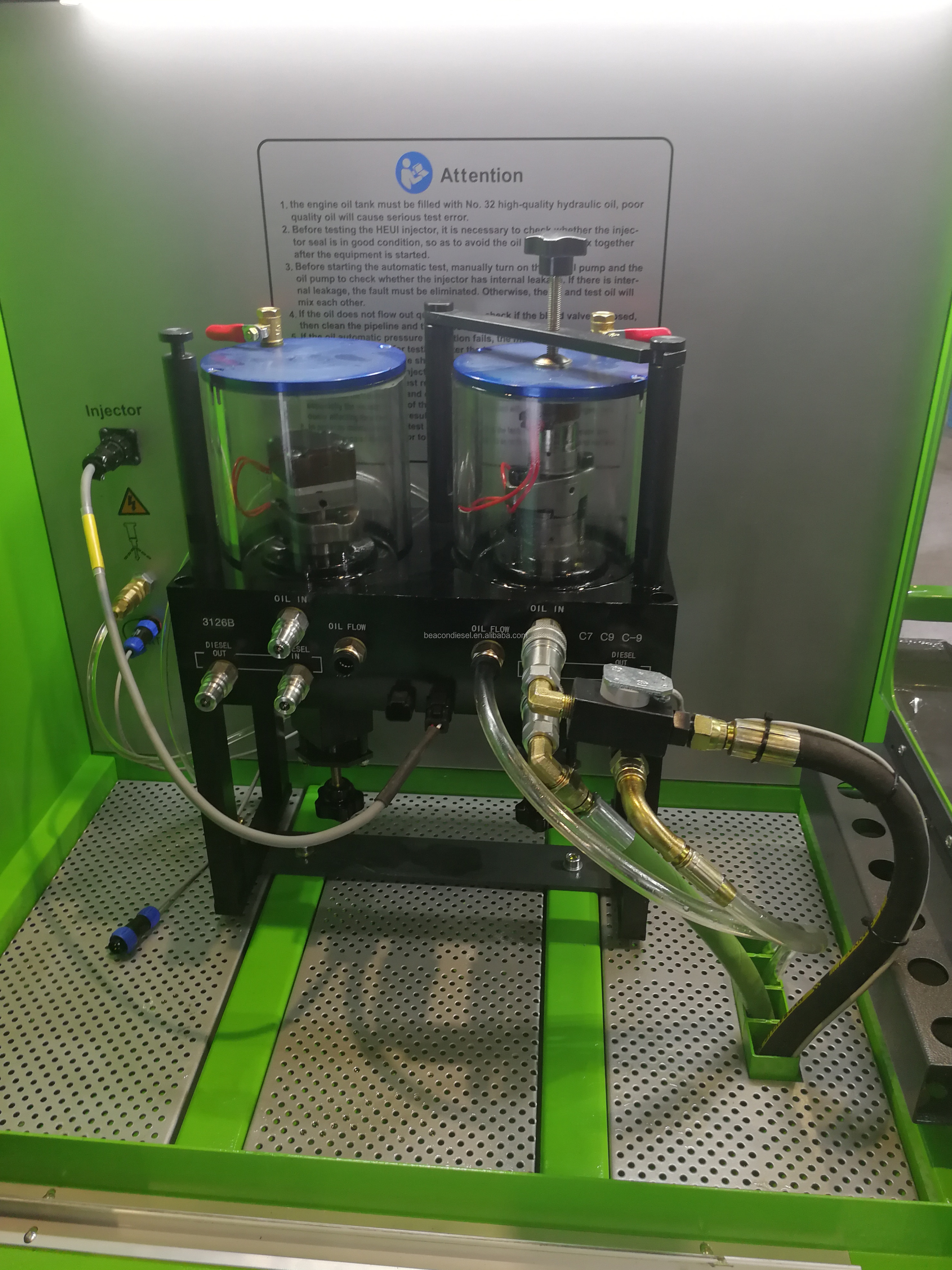 CR318 HEUI común carril inyector CR inyector piezoeléctricos del inyector máquina de prueba