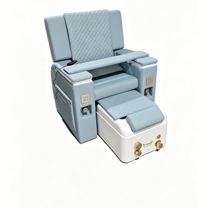 Fauteuil de pédicure de luxe réglable pour spa, fauteuil de pédicure et de manucure avec massage des pieds pour salon de manucure - Product Image 2