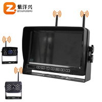 ZYX RTS Amazon Offre Spéciale 7 pouces kits de caméra de moniteur numérique sans fil 360 vue caméra de vue d'oiseau pour voiture