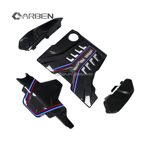 Carben mới MP phong cách khô sợi carbon động cơ bìa cho F90 M5/F91/F92 M8/F93-Carbon Đen - Product Image 5