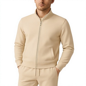 Conjunto Deportivo para Hombre, Chaqueta Deportiva Negra con Cierre Completo y Pantalones Jogger, Ropa Deportiva Informal Premium, Traje Deportivo Atlético, Cómodo y Ajustado - Product Image 3