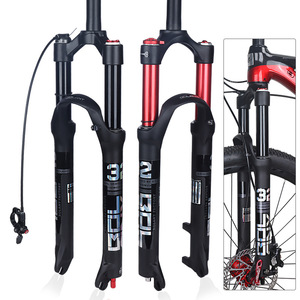 Horquilla Delantera para Bicicleta de Montaña Bolany de 26, 27.5 y 29 Pulgadas con Doble Suspensión de Aire y Control en el Hombro - Product Image 4