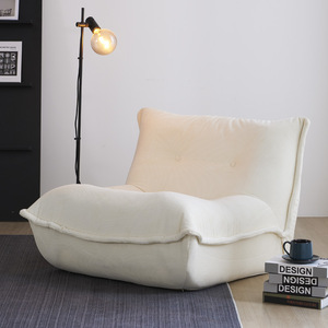 Poltrona a Forma di Raviolo, Divano Singolo Non Gonfiabile, Tessuto Compresso Sottovuoto, Design Moderno e Semplice, Divano Monoblocco per Relax - Product Image 1