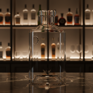 Premium 800ml Extra Clear Glass Spirit Bottle Heavy Bottom with Cork Sealing for <strong>Whisky</strong> Gin Vodka Rum Tequila Custom Packaging - Product Image 1