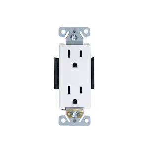 Shanghai Linsky US Standard 15A 125V AC Power Decorate Receptacle with stripper&terminal