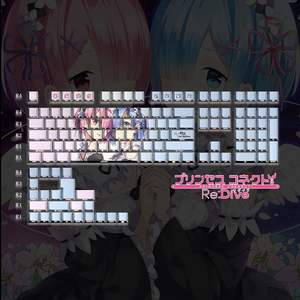 Juego de Teclas Translúcidas con Impresión Lateral, Material PBT, Perfil Cherry, Impresión por Sublimación de Cinco Caras, Compatible con 68/75/87/98/108 - Product Image 6