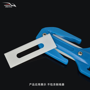 Cuchillas de cerámica de repuesto para cortadores de buceo, paquete de 3 en estuche de plástico, herramienta de corte subacuática duradera - Product Image 5