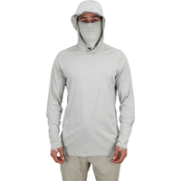 Benutzer definierte Upf 50 Polyester Stoff Langarm Angel hemden UV-Schutz Männer T-Shirt Quick Dry Fishing Hoodie