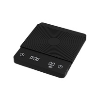 Timbangan Kopi Daun Teh USB Sensitif Ukuran Mini Saku Layar LED Penimbang Modern untuk Pour Over dengan Fitur Pengatur Waktu