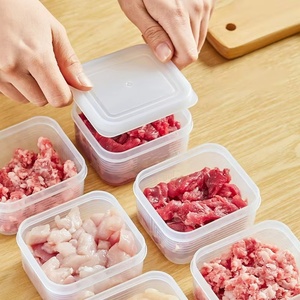 Organizador hermético de cocina de plástico, caja de almacenamiento con tapas, refrigerador, fruta, carne, compartimento, fiambrera, contenedores de almacenamiento - Product Image 1
