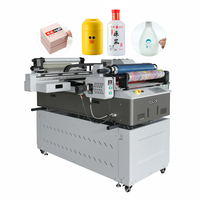 Impresora UV LED Plana A3 de Fabricación Locor, Impresora UV DTF, Máquina Plotter para Imprimir Pegatinas, Precio de la Impresora