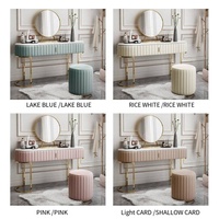 Coiffeuse chambre moderne simple petite unité Nordic light table de maquillage de luxe armoire de rangement