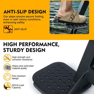 שאיפה כבדה סירה צעדים קרוון עם ידית התקנה קלה אוניברסלית מתאימה עבור לשון צעד לשון - Product Image 4